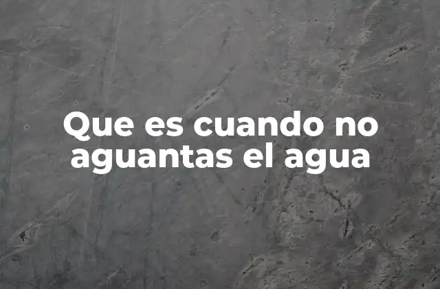 La relación entre la vejiga y la sensación de urgencia