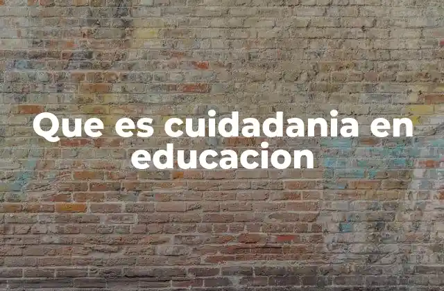 La formación ciudadana como herramienta para la convivencia