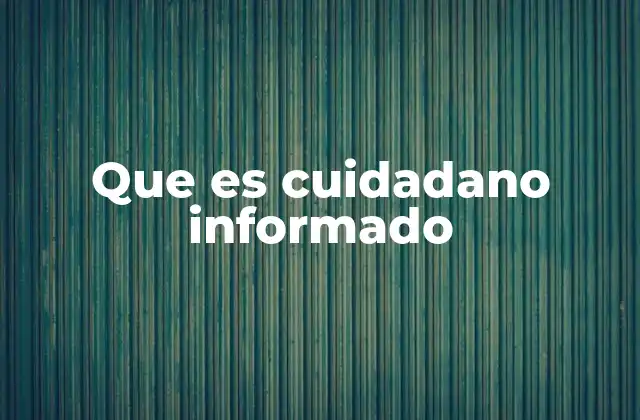 La importancia de la información en la participación ciudadana