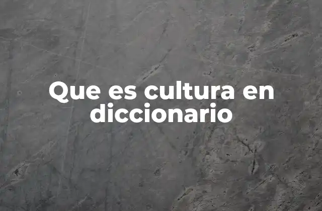 La cultura como reflejo de la identidad colectiva