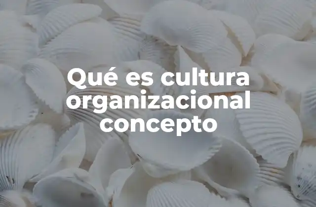 Elementos que conforman la cultura organizacional