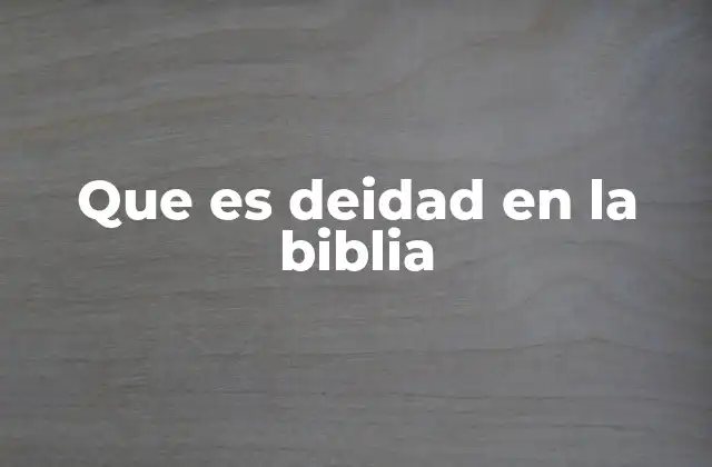 Que es Deidad en la Biblia 2 La trascendencia de Dios en el Antiguo Testamento