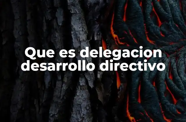 Que es Delegacion Desarrollo Directivo 2 La importancia de la delegación en el crecimiento profesional