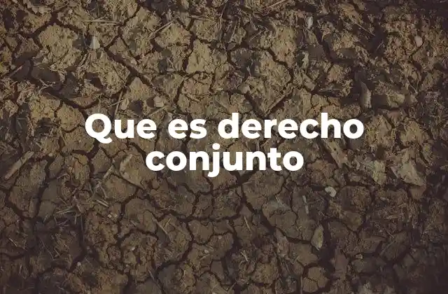 Que es Derecho Conjunto 2 La importancia del derecho conjunto en la vida cotidiana