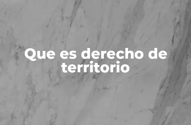 La importancia del control territorial en el Estado moderno