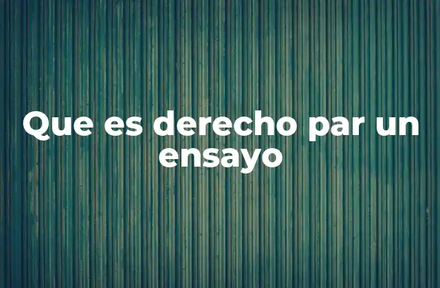 Cómo el derecho estructura un ensayo académico