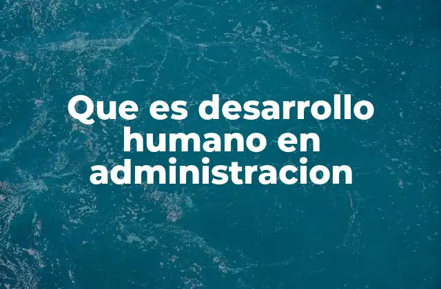 La importancia del desarrollo humano en el entorno empresarial