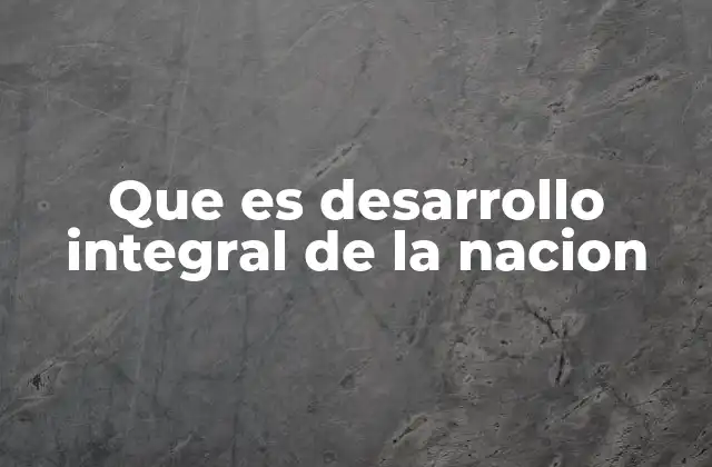 Cómo se relaciona el progreso nacional con el bienestar colectivo