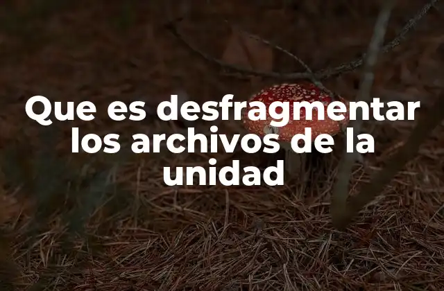 Cómo afecta la fragmentación al rendimiento de un disco duro