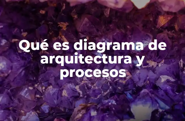 Qué es Diagrama de Arquitectura y Procesos 2 La importancia de representar sistemas complejos