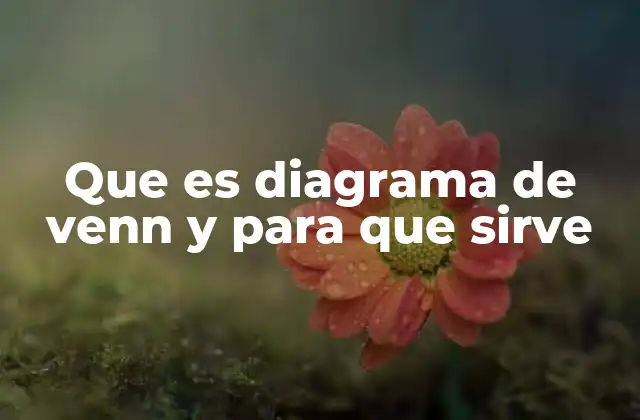 Que es Diagrama de Venn y para que Sirve