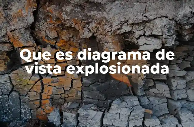 Que es Diagrama de Vista Explosionada
