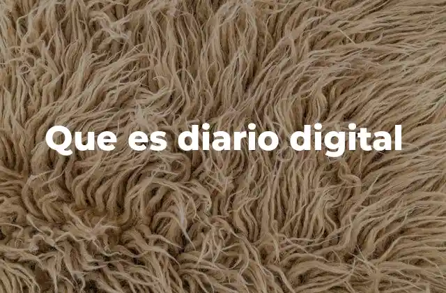 Que es Diario Digital
