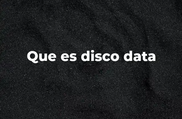 El papel de los discos de datos en la administración de servidores