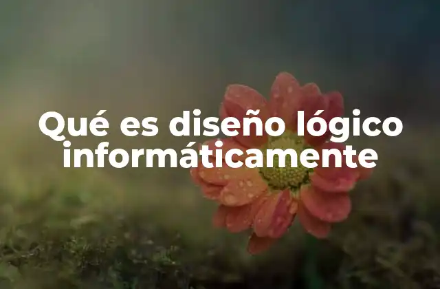 Qué es Diseño Lógico Informáticamente