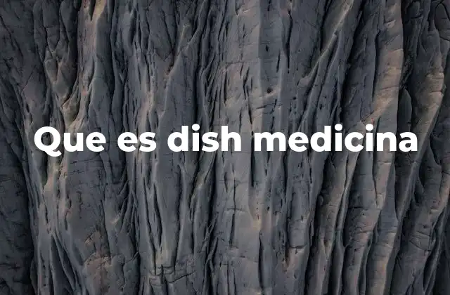 Que es Dish Medicina 2 Dish como enfoque holístico de la salud