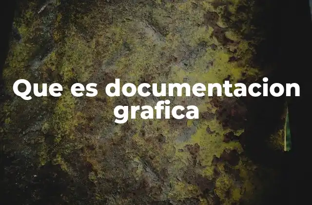 Que es Documentacion Grafica