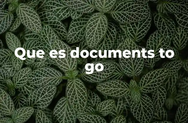 Que es Documents To Go 2 Cómo revolucionó la productividad móvil