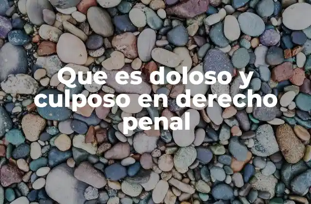 La importancia de distinguir entre intención y negligencia en el derecho penal