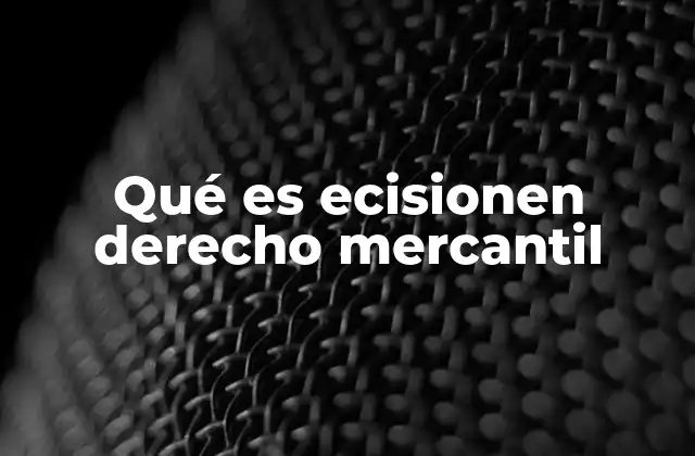 Qué es Ecisionen Derecho Mercantil 2 El rol de la ejecución en el derecho mercantil