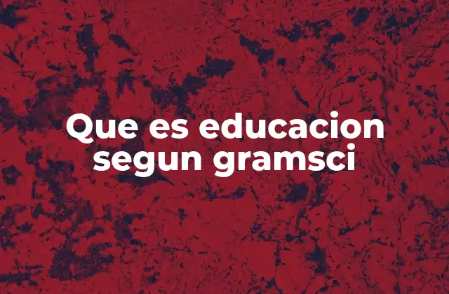 La educación como herramienta de transformación social