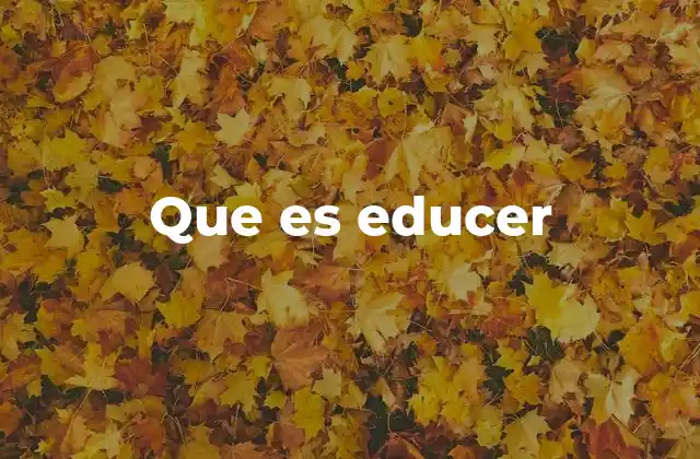 Que es Educer