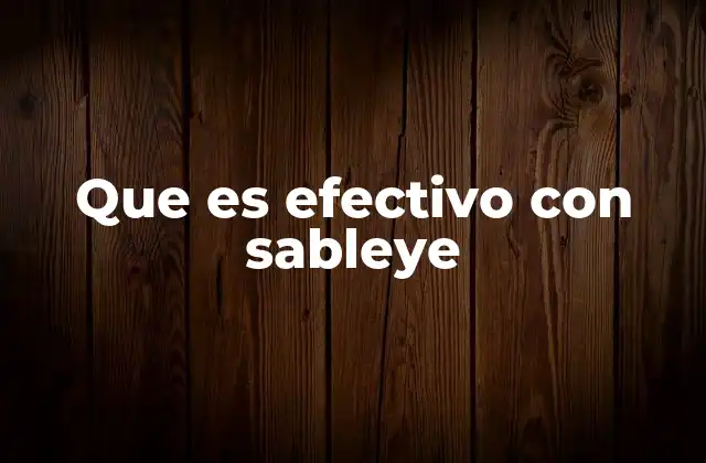 Que es Efectivo con Sableye