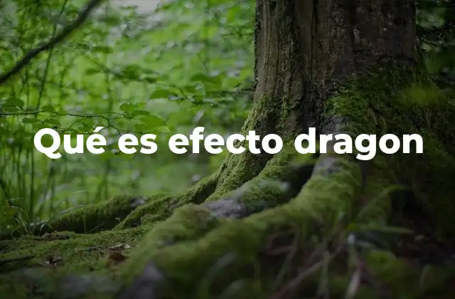 Qué es Efecto Dragon