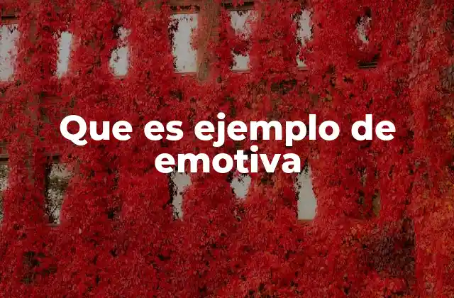 La emotiva en la comunicación humana