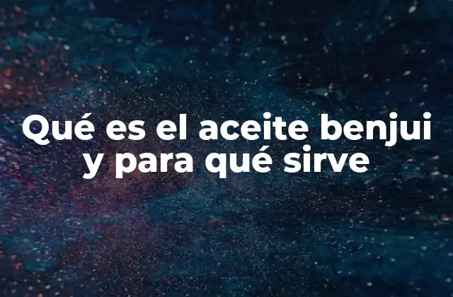 Qué es el Aceite Benjui y para Qué Sirve 2 Origen y características del aceite benjui