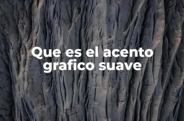La importancia del acento gráfico en la escritura