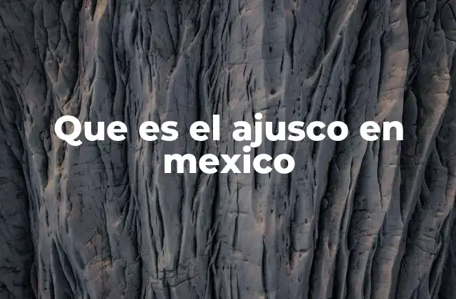 El Ajusco como un ecosistema único