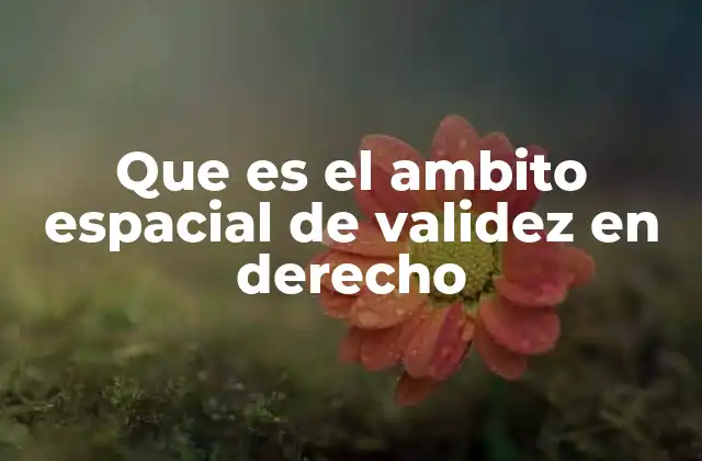 El alcance geográfico de las normas legales y su relevancia en la gobernanza moderna