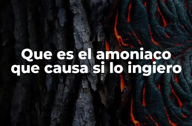 El peligro del amoniaco en el cuerpo humano