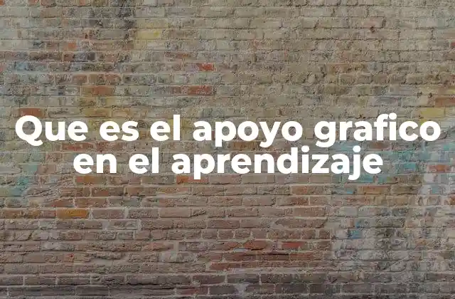 Que es el Apoyo Grafico en el Aprendizaje