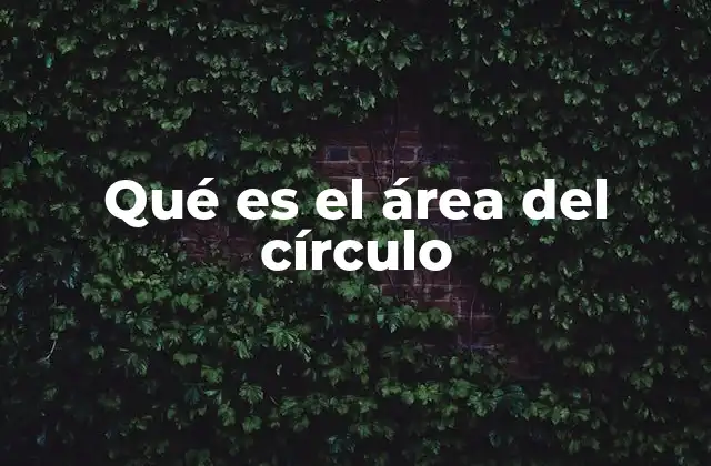 El cálculo del espacio ocupado en figuras circulares