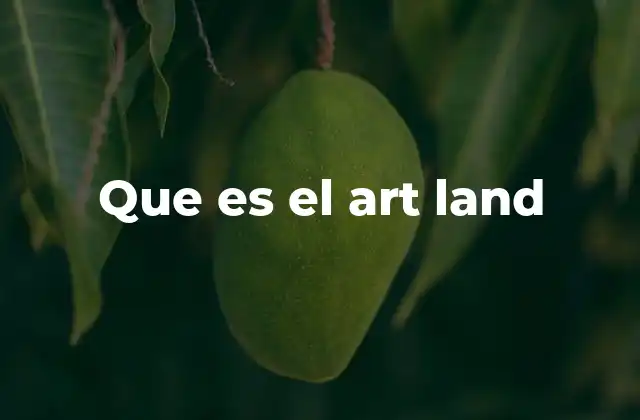 Que es el Art Land