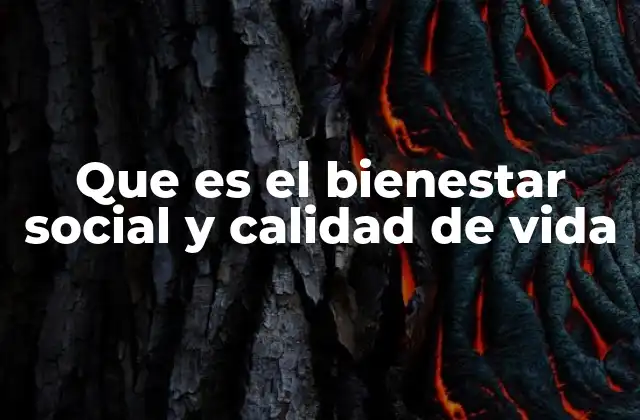 La relación entre cohesión social y bienestar