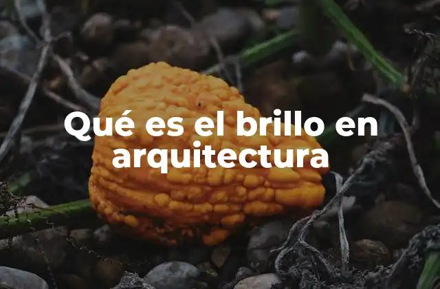 Qué es el Brillo en Arquitectura