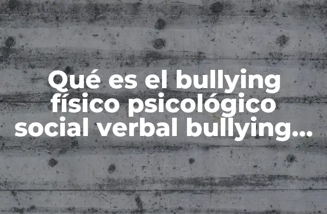 Cómo se manifiesta el acoso en el entorno escolar y laboral