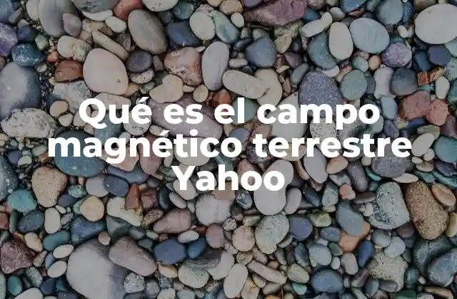 Qué es el Campo Magnético Terrestre Yahoo