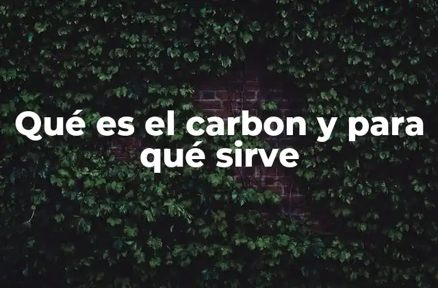 Qué es el Carbon y para Qué Sirve