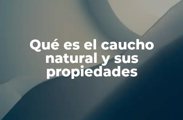 El origen del caucho y su importancia histórica
