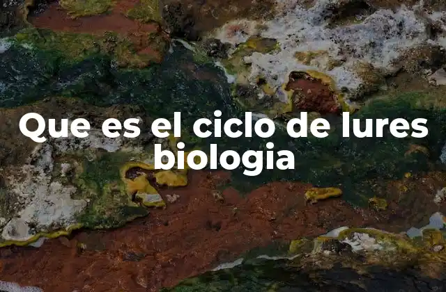 Que es el Ciclo de Lures Biologia