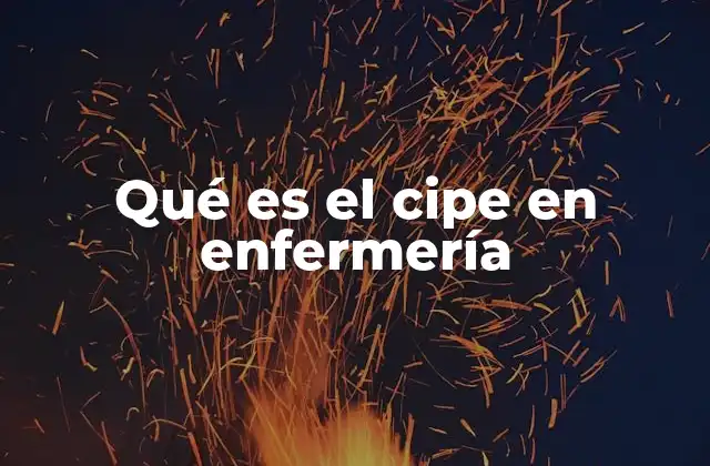 Qué es el Cipe en Enfermería 2 El impacto del Cipe en la calidad asistencial