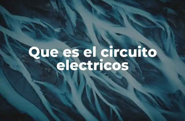 Que es el Circuito Electricos