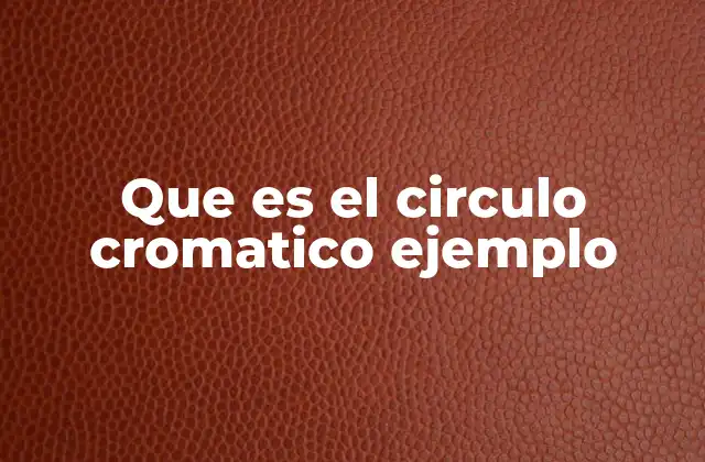 Que es el Circulo Cromatico Ejemplo 2 La importancia del círculo cromático en el diseño