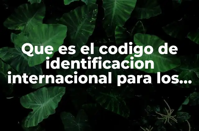 Que es el Codigo de Identificacion Internacional para los Polímeros