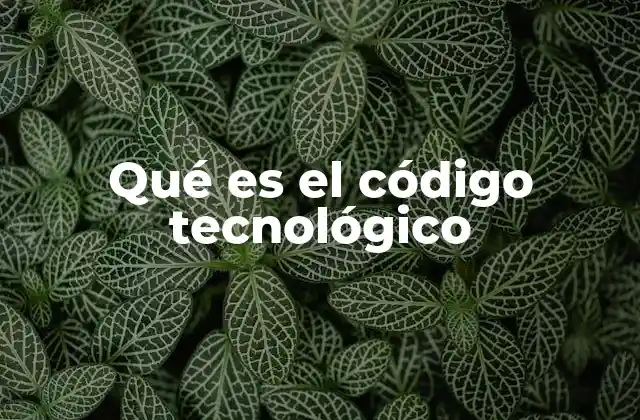 Qué es el Código Tecnológico 2 La importancia del código tecnológico en la era digital