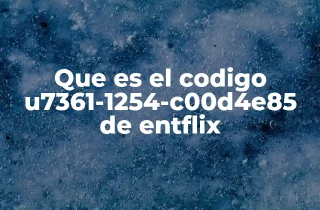 ¿Qué significa ver un código de error en plataformas de streaming?